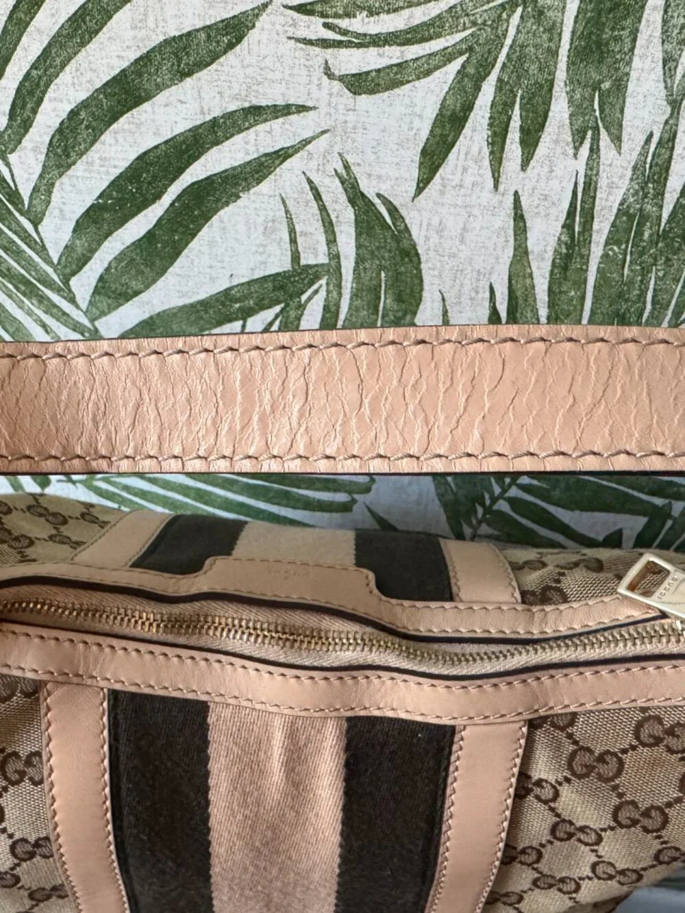 Vintage Gucci GG Canvas Web Stripe Hobo Shoulder Bag - Picture 9 of 14